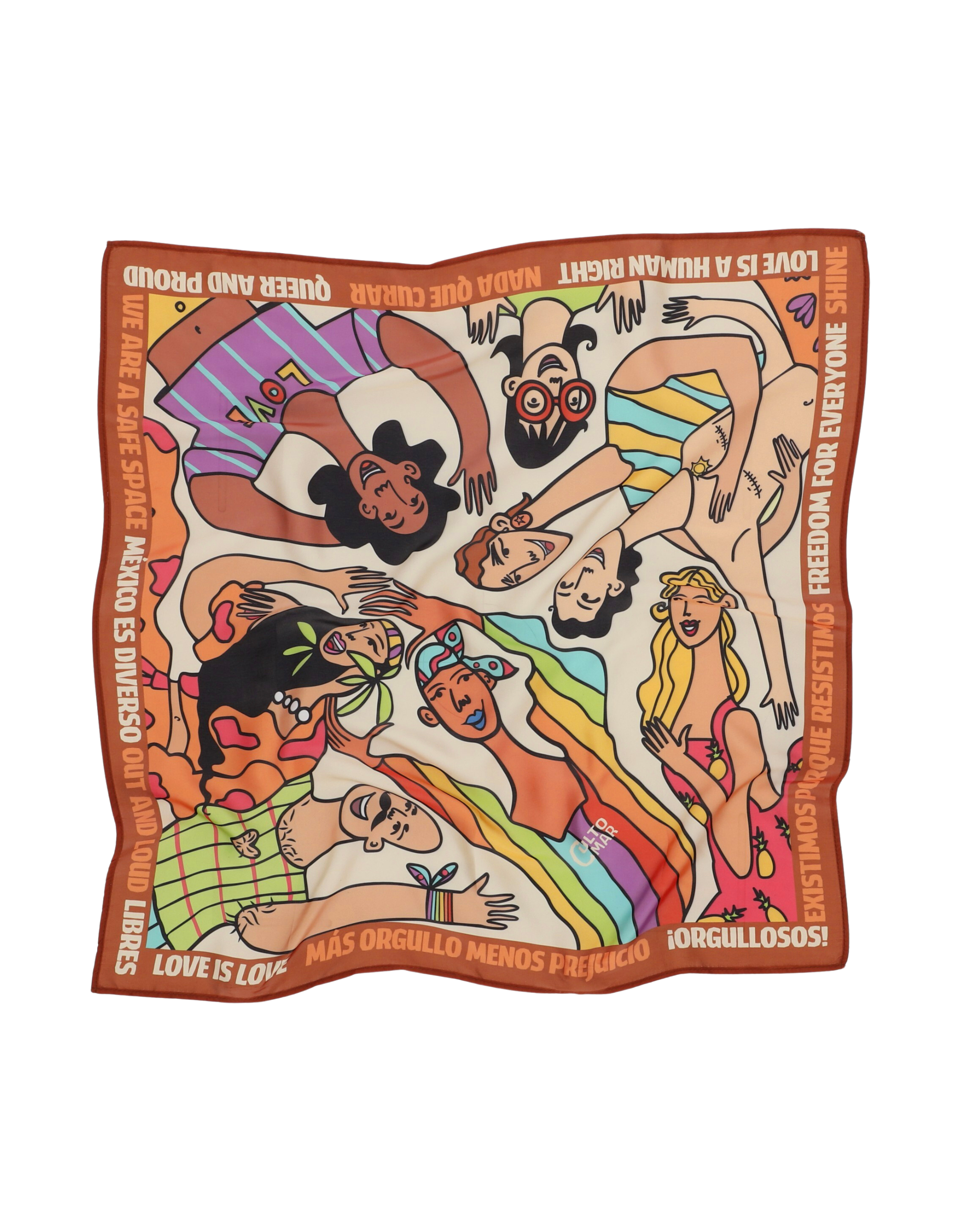 Pañuelo "Diversos por Naturaleza" Edición especial PRIDE Culto Mar